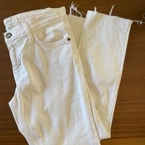Current Elliot White Denim Jeans 26
